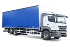 Car Hire Workington - 26 Tonne Curtain Side Truck - Truck hire Workington