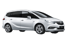 Car Hire Workington - Vauxhall Zafira 7-Seater - Minibus hire Workington